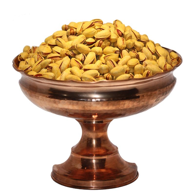 پسته احمدآقایی زعفرانی ترکیبی خوش‌عطر لذیذ و طبیعی